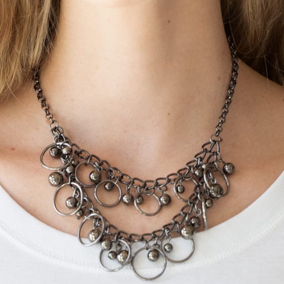 Paparazzi Warning Bells - Black - Picture 2 of 2